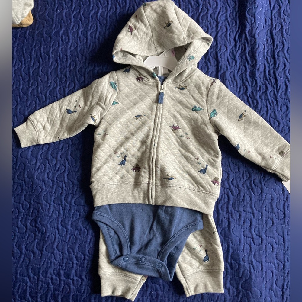 NWT baby boy matching set 3 pcs